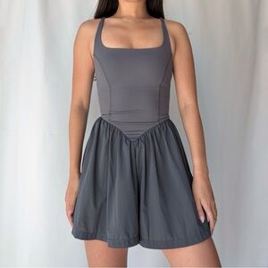 Gold Hinge PEPPERCORN CROSS BACK CORSET DRESS